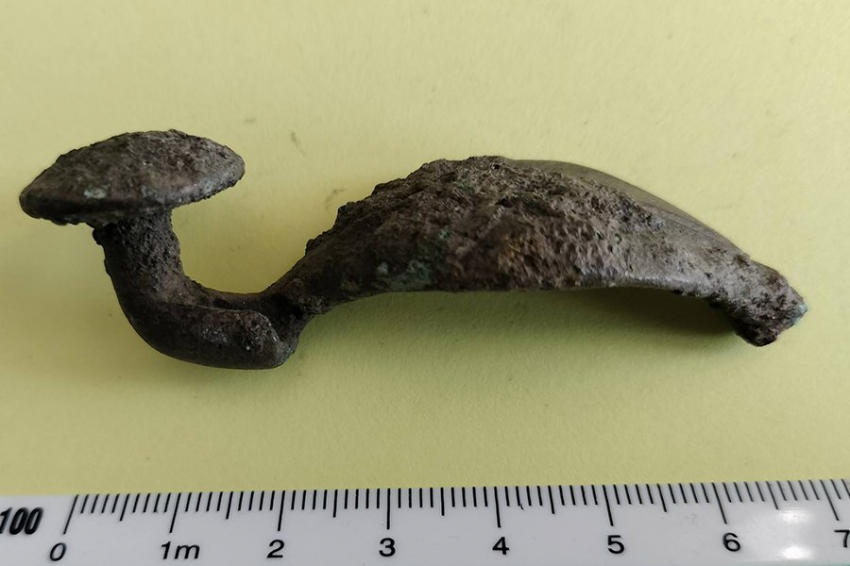 В Польше найдена редкая железная фибула возрастом 2500 лет