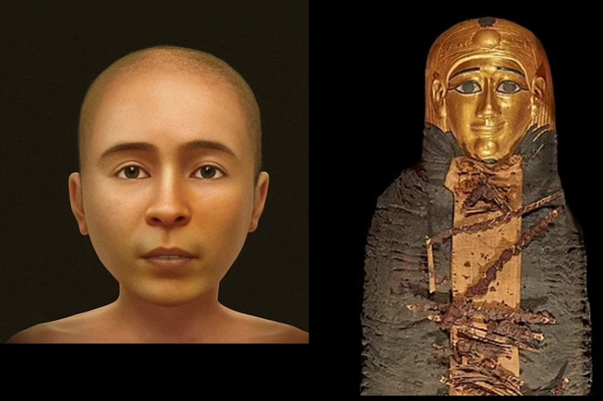 Ученые воссоздали лицо загадочного подростка, похороненного с 49 амулетами