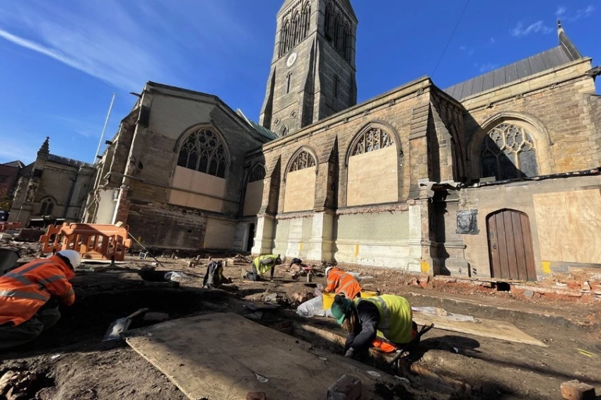 В соборе Лестера в Англии обнаружено массовое захоронение XII века