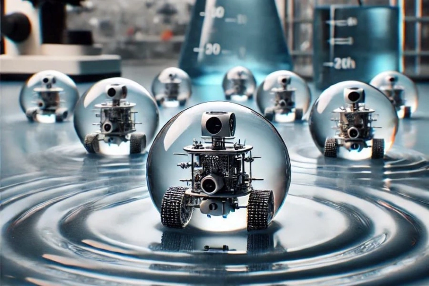 Гарвардские учёные создали плавающих роботов на спирту