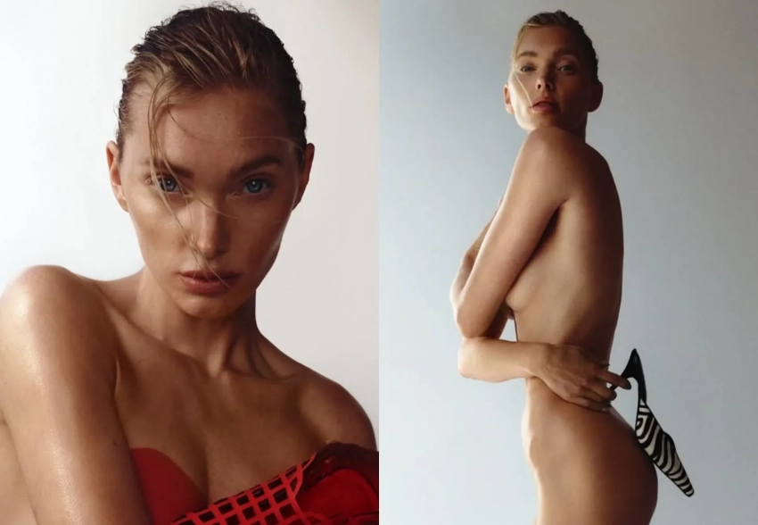 Эльза Хоск снялась полностью обнажённой для своего бренда Helsa