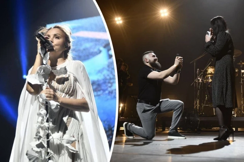 Расплакалась от счастья: МакSим помогла парню сделать предложение возлюбленной на концерте в Екатеринбурге