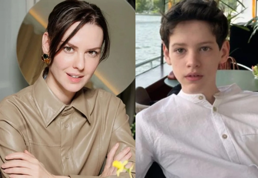 Лянка Грыу поделилась фото с сыном от режиссёра Михаила Вайнберга