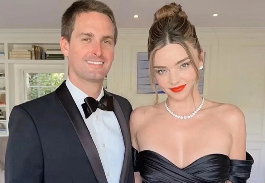 Миранда Керр поздравила в соцсетях мужа-миллиардера Эвана Шпигеля с днём рождения