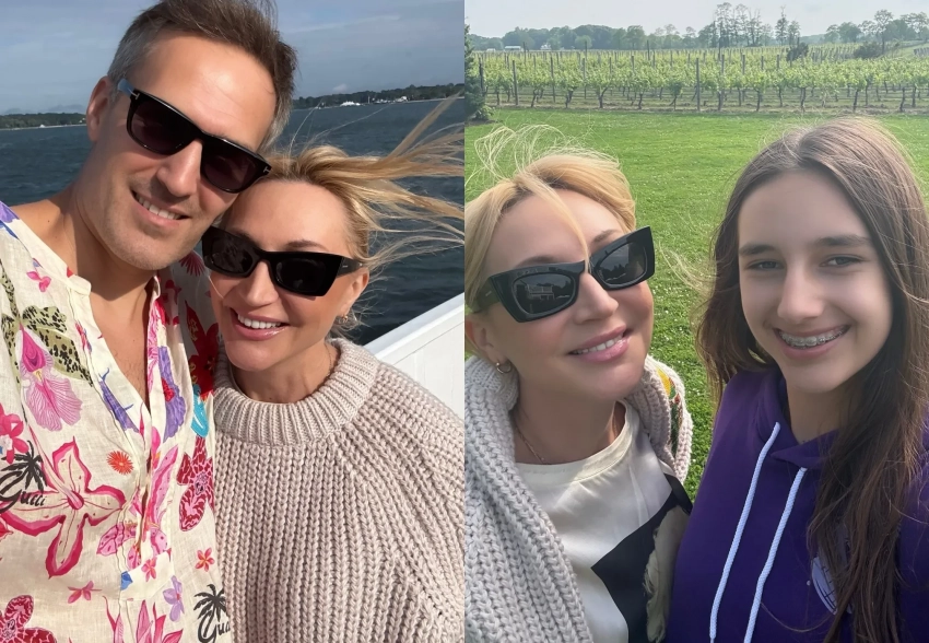 Кристина Орбакайте опубликовала новые фото с мужем и дочерью