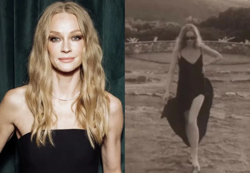 Светлана Ходченкова показала "походку кошки" в новом видео из Италии