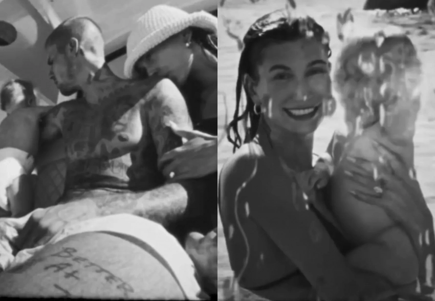 Джастин Бибер снялся в своём новом клипе вместе с женой Хейли и их сыном