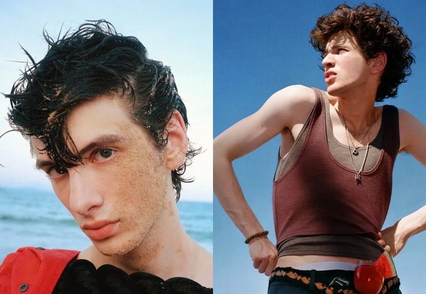 "Я сказал ей: "Если ты уедешь, я брошу учёбу". Марк Эйдельштейн снялся для Vogue и рассказал о влюблённости