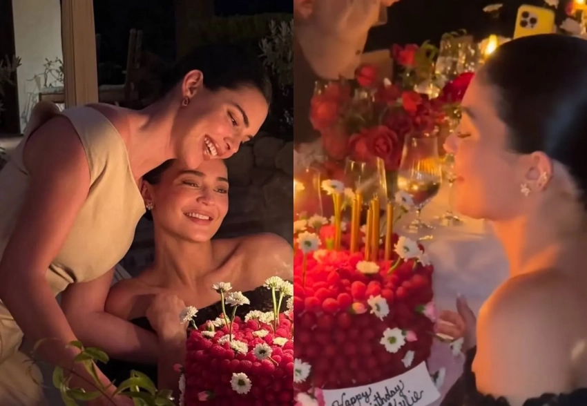 Кайли Дженнер отметила 28-й день рождения с Хейли и Джастином Бибером, сестрой Кендалл и детьми, но без Тимоти Шаламе