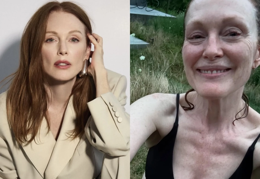 "Женщина, которая не стареет". Джулианна Мур показала фото без макияжа